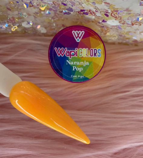 ACRILICO NARANJA POP WAPIZIMA